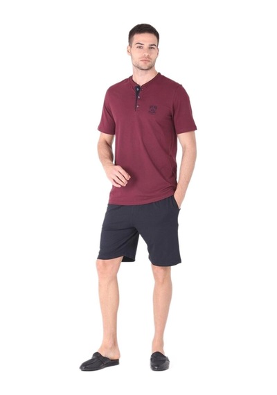 Kocabey 4'lü Pijama Takımı Bordo