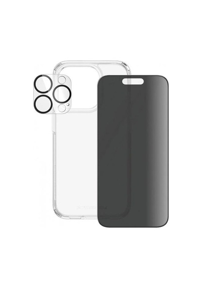 Apple Uyumlu iPhone 15 Pro Uwf Privacy Bundle Ekran & Kamera Koruyucu Kapak