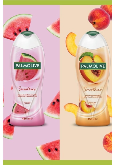 Palmolive Smoothies Şeftali 450 Ml Duş Jeli X4 Şeftali