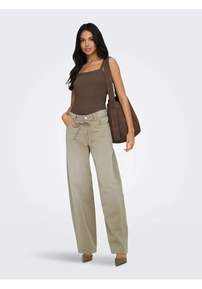 Only Onlgianna Mw Straight Kadın Denim Pantolon 15376953 Yeşil