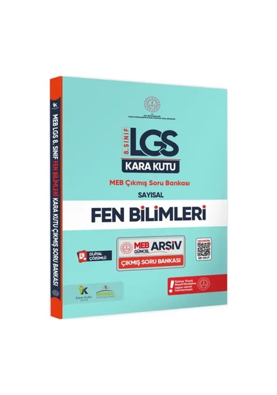 8.Sınıf LGSnin Kara Kutusu Sayısal Paket Dijital Çözümlü Soru Bankası