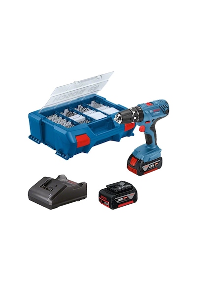 Bosch Professional GSB 18V-21 2.0Ah Çift Akülü Vidalama - 06019H110B Bosch Professional GSB 18V-21 2.0Ah Çift Akülü Vidalama - 06019H110B