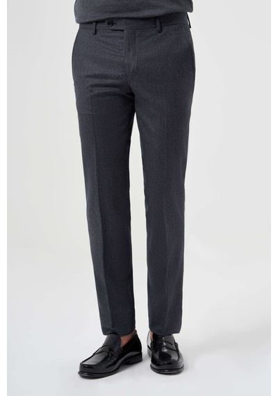 Bisse Erkek Regular Fit Flanel Klasik Pantolon Antrasıt Ppnk23k23201 D58 Antrasit