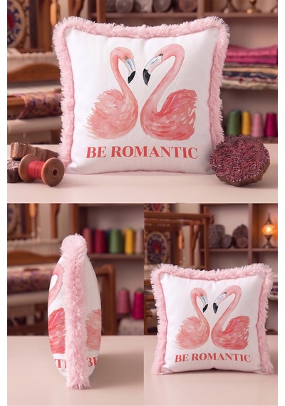 Tropik Flamingo Romantik Desenli Saçaklı Yastık Kılıfı-zarif Kuş Bohem Pembe Püsküllü Kırlent Kılıfı Yalın Düş Lime Tropik Flamingo Romantik Desenli Saçaklı Yastık Kılıfı-zarif Kuş Bohem Pembe Püsküllü Kırlent Kılıfı Yalın Düş Lime