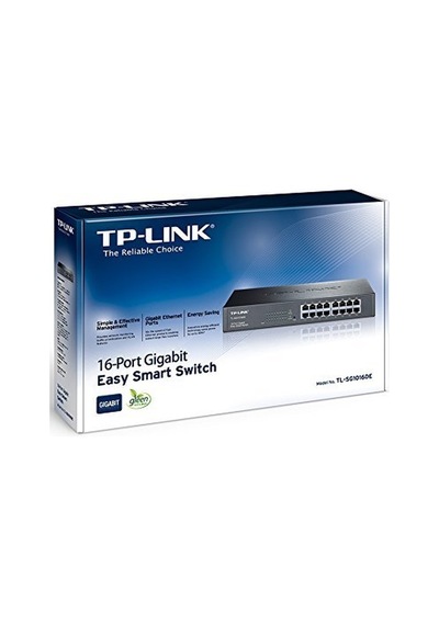 Tp-link Jetstream Tl-sg1016de - Anahtar - Yönetimli - 16 X 10/100/1000 - Rafa Monte Edilebilir