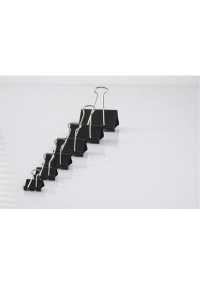 Kraf Kağıt Kıskacı Bınder Clıps 32 Mm 432g 12'li