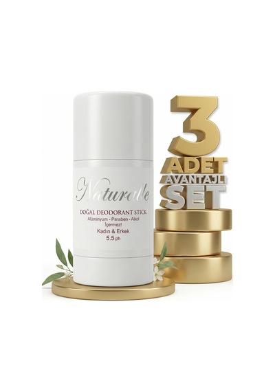 Naturalive Kokulu Doğal Deodorant Stick 3x50 Gr