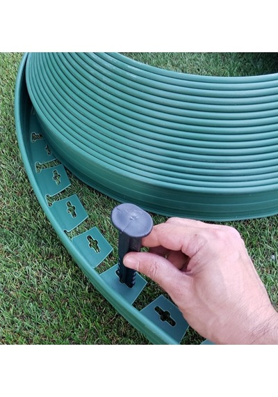 Çim Ayırıcı 15 Metre Çim Sınırlayıcı Taş Toprak Ayırıcı Çim Bariyeri