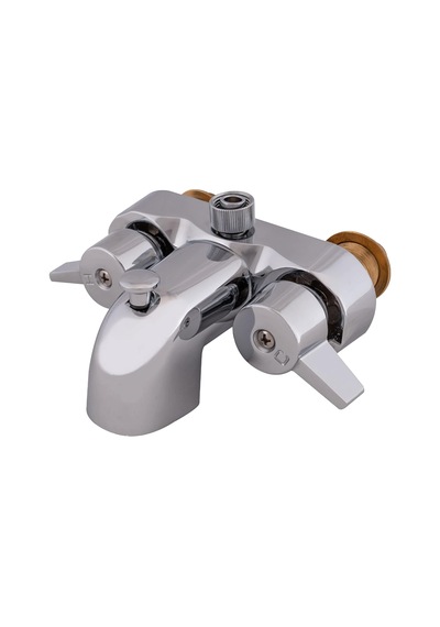 Ez-flo 11129 Add-on Shower Diverter Bathcock Polished Chrome 000 Açık Krem