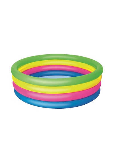 Bestway 51117 Renkli 4 Halkalı Şişme Havuz 157x46 CM Çok Renkli