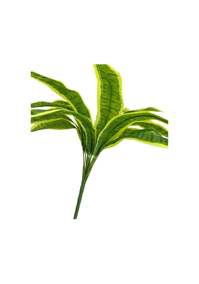 Yapay Çiçek Dracaena Massengena Yaprağı Demeti 12 Yapraklı 40x50C
