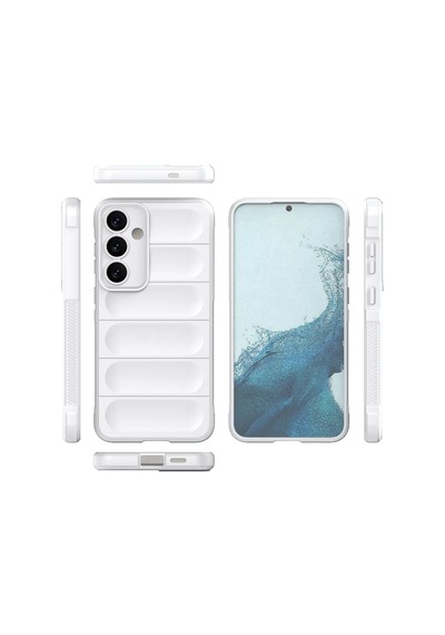 Newface Samsung Galaxy S24 Kılıf Optimum Silikon - Krem