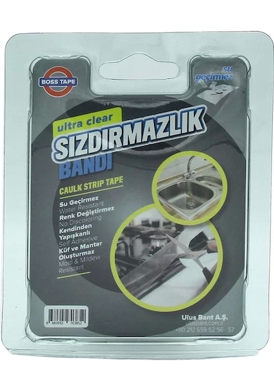 Boss Tape 3852 Ultra Sızdırmazlık Bandı 30mmx3m Şeffaf
