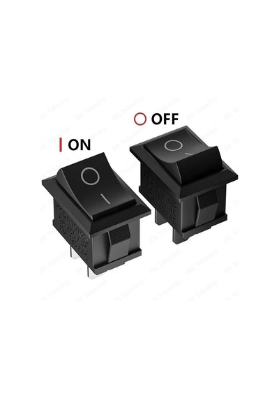 2 Pin On/off Işıksız Power Anahtar 2 Adet