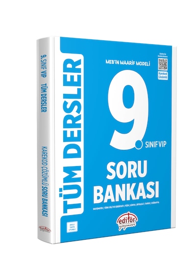 Editör Maarif Modeli 9.sınıf Vip Tüm Dersler Soru Bankası