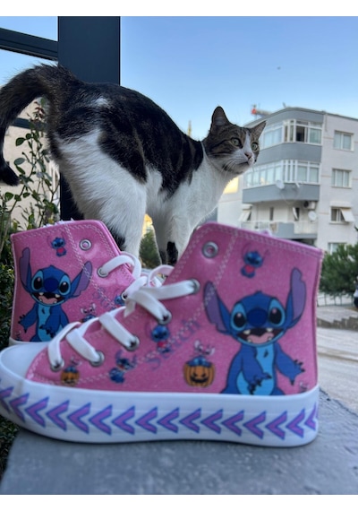 Scarpe Magiche Stich Pembe Ayakkabı 31-35 Numara Arası Işıksızdır Pembe