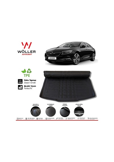 Opel Insignia Bagaj Havuzu 2017 Sonrası 3D Wöller Ultraflex