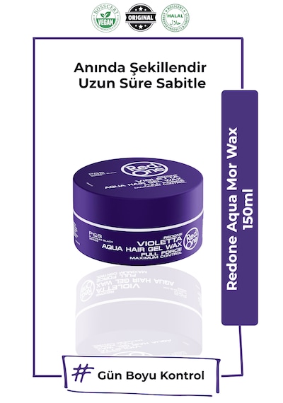 Redone Aqua Wax Mor 150 Ml