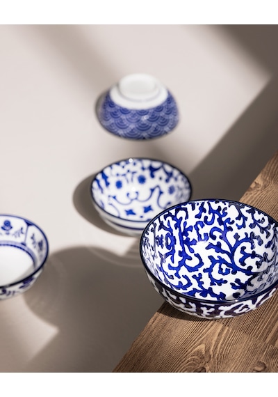 Reve Bleu Manon Kase Seti - Mavi/beyaz - 12 Cm 8684427358436 Çok Renkli