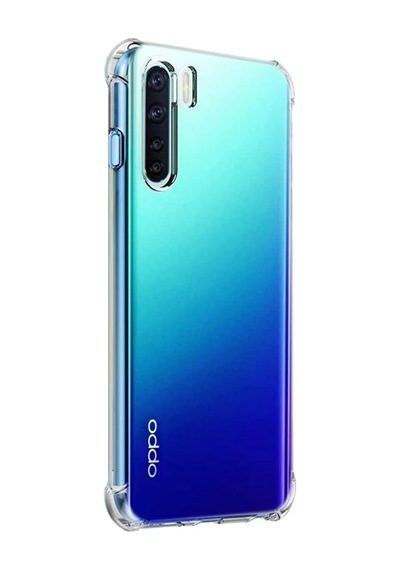 İletişim Oppo Reno 3 İle Uyumlu İle Uyumlu Kapak Köşe Korumalı Airbag Antishock Şeffaf Silikon Kılıf