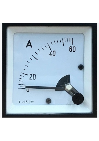 72x72 50a Ampermetre