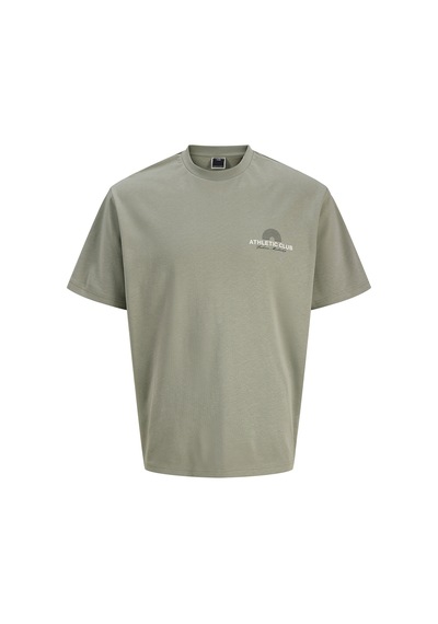 Jack & Jones Jcoathletıco Graphic Erkek T-shirt 12285727 Gri