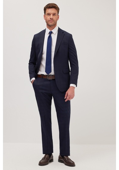 Tudors Erkek Slim Fit Mono Yaka Likralı Esnek Kumaş Lacivert Takım Elbise-41315 Lacivert Tudors Erkek Slim Fit Mono Yaka Likralı Esnek Kumaş Lacivert Takım Elbise-41315 Lacivert