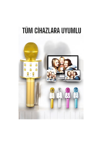 Taşınabilir Bluetooth Karaoke Mikrofon: Hafıza Kart Girişli Etkileyici Performans