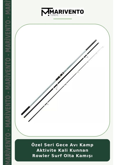 Özel Seri Gece Avı Kamp Aktivite Kali Kunnan Rowler Surf Olta Kamışı 420cm/100-250gr
