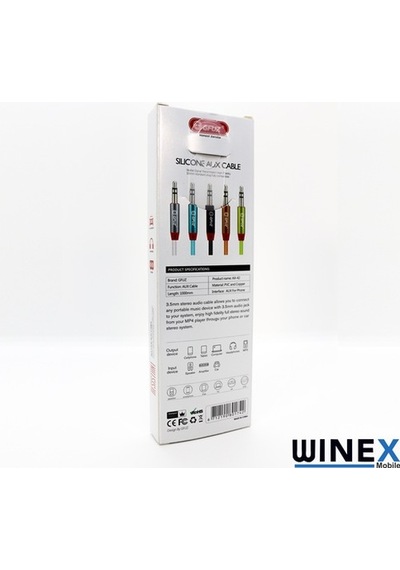 Winex Ax42 Gfz 3.5Mm Aux Kablo 1M Siyah