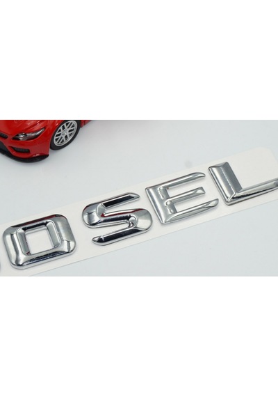 280 SEL Bagaj Krom Metal 3M 3D Yazı Logo