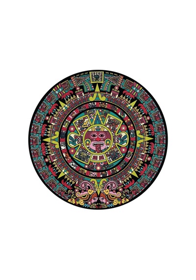 Art Puzzle Aztek Güneş Taşı 570 Parça Round Puzzle