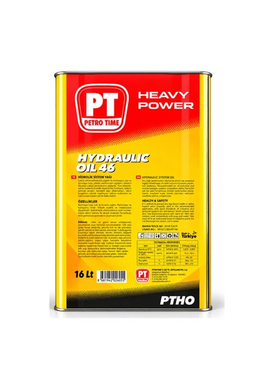Petro Time 46 No Hidrolik Sistem Yağı 16 L