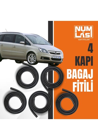 Opel Zafira B 2005-2014 4 Kapı + Bagaj Fitili-a Kalite-numlas-nm3946