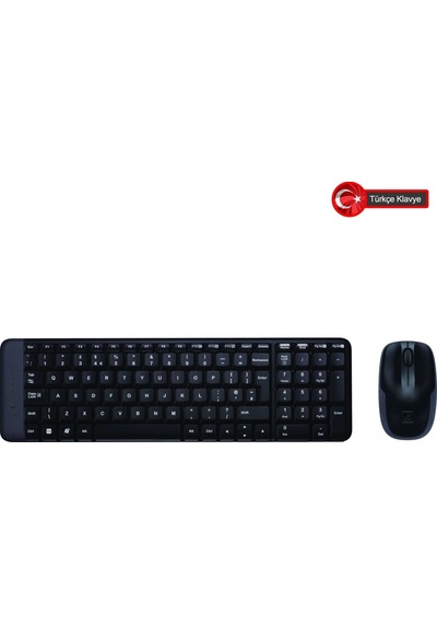 Logitech Mk220 920-003163 Kablosuz Türkçe Q Klavye/mouse Set Diğer