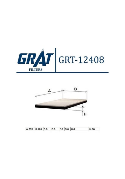 GRAT 12408 Polen Filtresi 405 87-