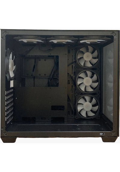 GAMEFORCE Lıquıd 7x120 Mm Fanlı Rgb Kumandalı Kontrolcülü Oyuncu Bilgisayar Kasası Liquid Beyaz