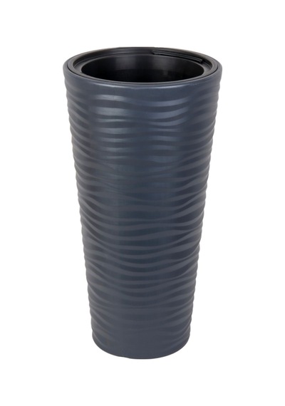 Rüzgar Yapay Çiçekçilik Serinova Kumsal 5,5 Litre 30x57 Saksı 1 Antrasit