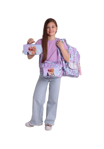 Wow Generation Üçlü İlkokul Okul Çanta Seti - Pembe - Friends Baskılı - Kız Çocuk - Setwg-w6054a
