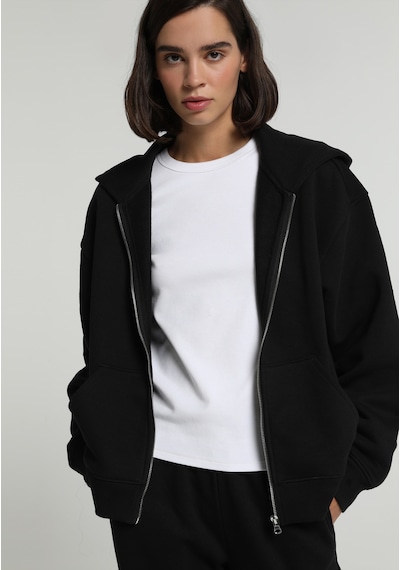 Colin's Colins Regular Fit Kapüşonlu Düz Kadın Siyah Sweatshirt Cl1082164 Q1.v1 Blk