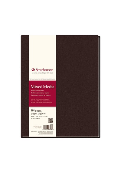 Strathmore Mixed Media Art Journal 21,6 X 27,9 Cm, 64 Sayfa 32 Yaprak