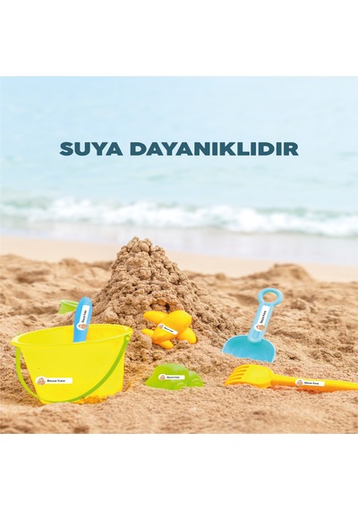 Okul Etiketi Kalem Defter Etiketi Neşeli Çocuk Özel Isim Yazılabilen Etiket - 121adet
