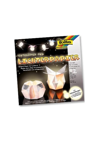 Folia Origami Fener Kağıdı 80 Gr. 30X30 Cm. 12 Tabaka Beyaz