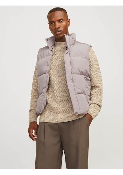 Jack & Jones Erkek Yelek Bej 12256981jjebradley Bodywarmer Sn 25kw21000489 W21204