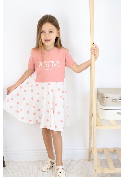 Miababy Puantiyeli Elbise GÜL KURUSU