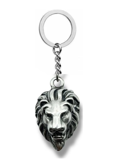 Majestic Lion Aslan Başı Figürlü Unisex Metal Anahtarlık