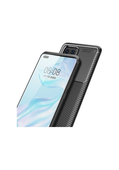 Huawei P40 Pro Kilif Karbon Silikon Case 433856358