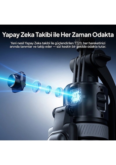 Ulanzi Tt23m Aı Otomatik Takip Manyetik Telefon Selfie Stick Tripod - T201