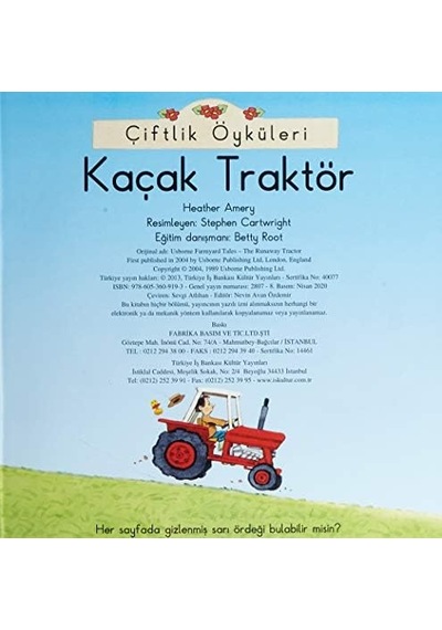 Çiftlik Öyküleri Kaçak Traktör