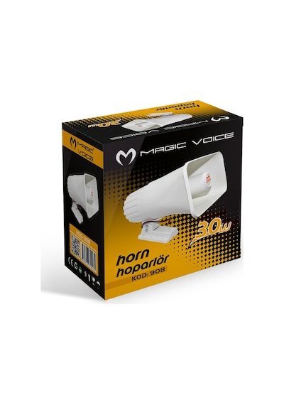 MV-908 30 WATT 8 OHM PLASTİK HORN HOPARLOR MAGICVOICE